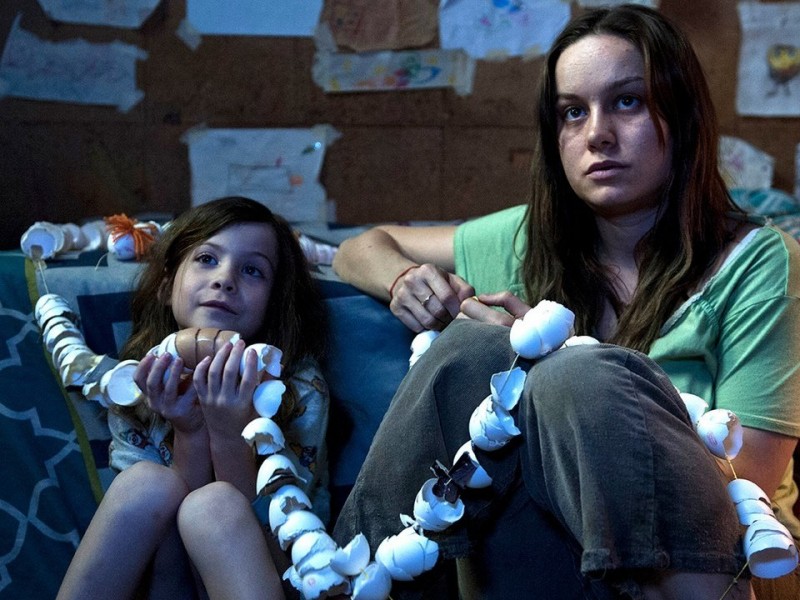 Jacob Tremblay and Brie Larson in Room