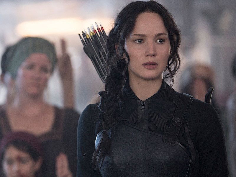 Jennifer Lawrence in The Hunger Games: Mockingjay - Part 1